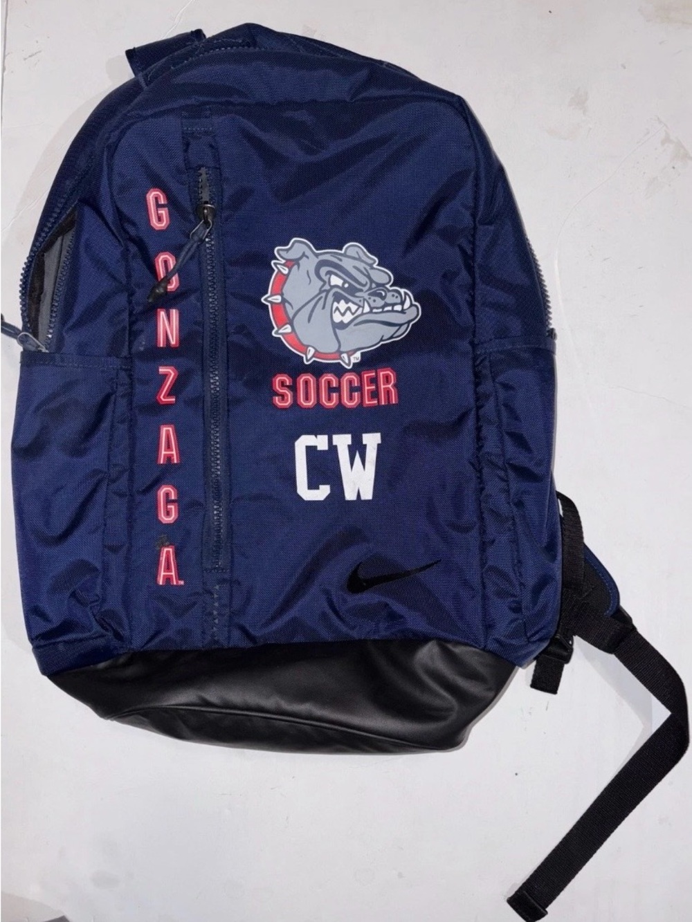Two Nike Gonzaga Bulldogs Navy Soccer Backpack set